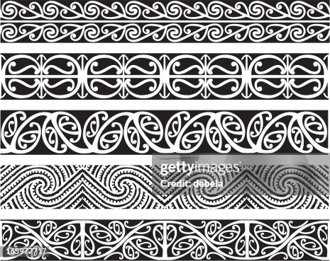 Kowhaiwhai Patterns Clipart
