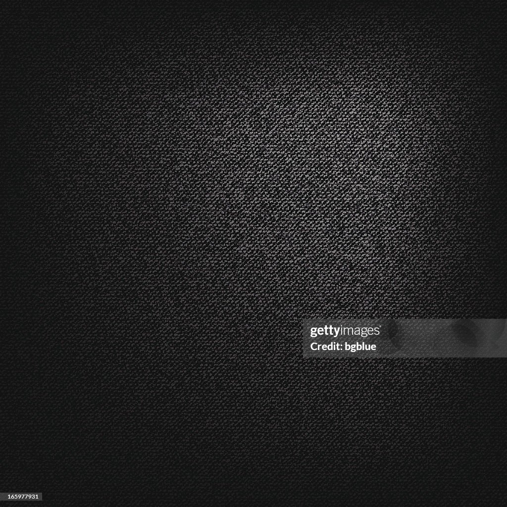 Black static canvas textured background