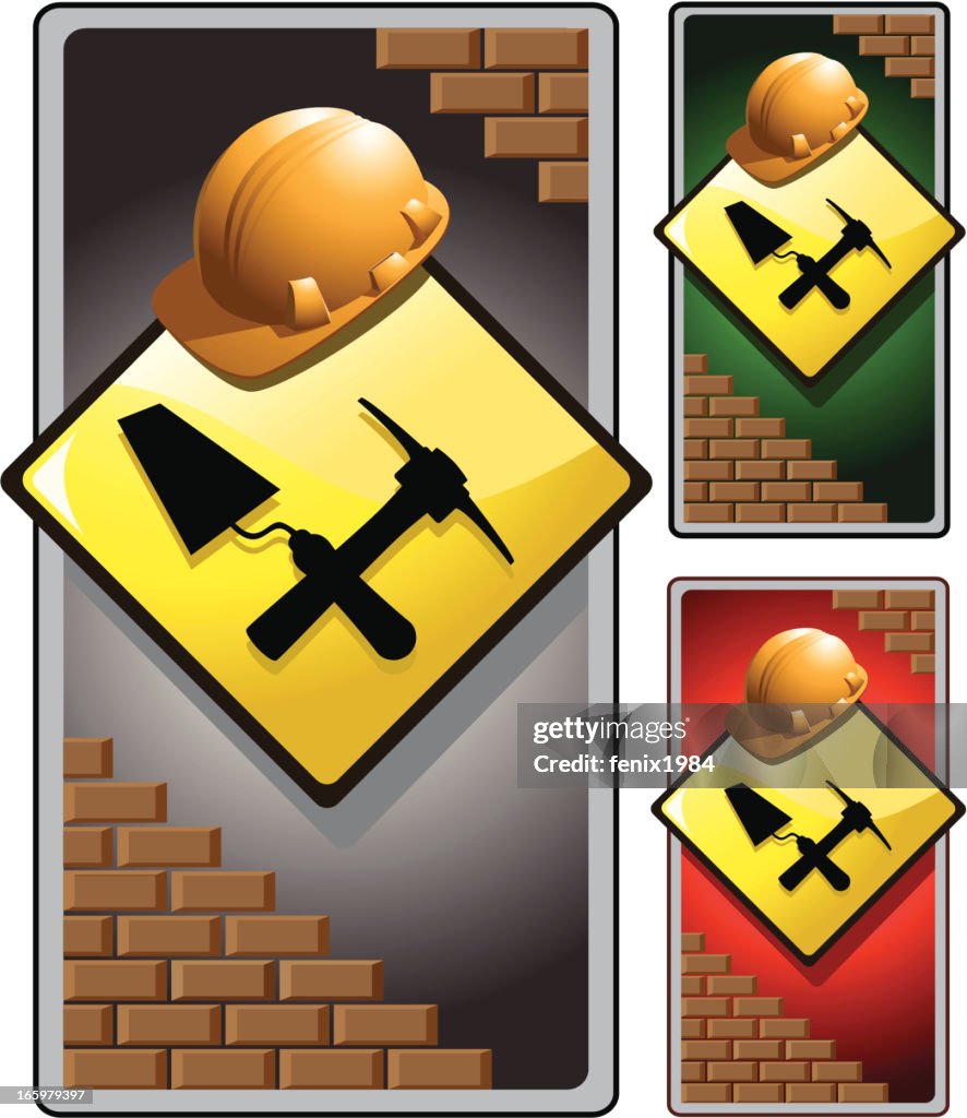 Conctruction Signs Construction Signs High-Res Vector Graphic - Getty Images