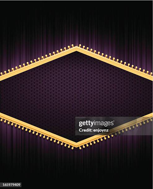 regal purple background - celebrity cabaret stock illustrations