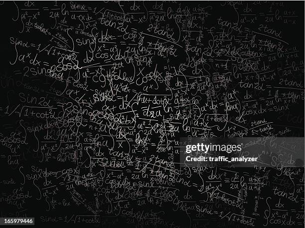 math background - chalkboard scribble vector stock illustrations