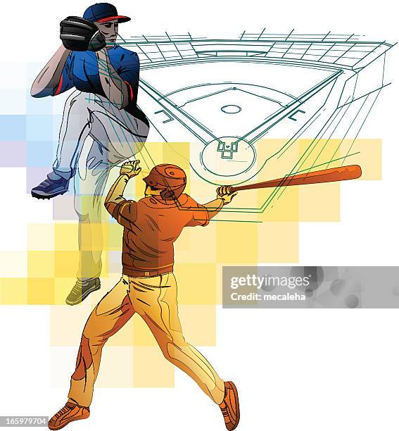 Fielder Drawing Baseball Field Drawing Photos and Premium High Res Pictures - Getty Images