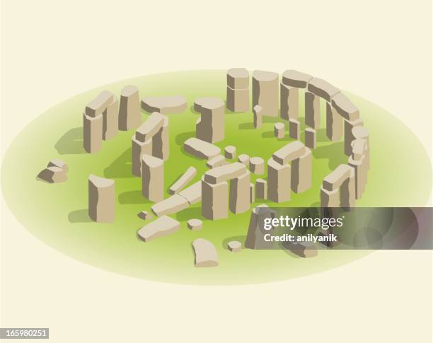 ilustraciones, imágenes clip art, dibujos animados e iconos de stock de stonehenge - solsticio de verano