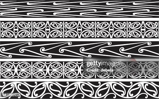 Kowhaiwhai Patterns Clipart