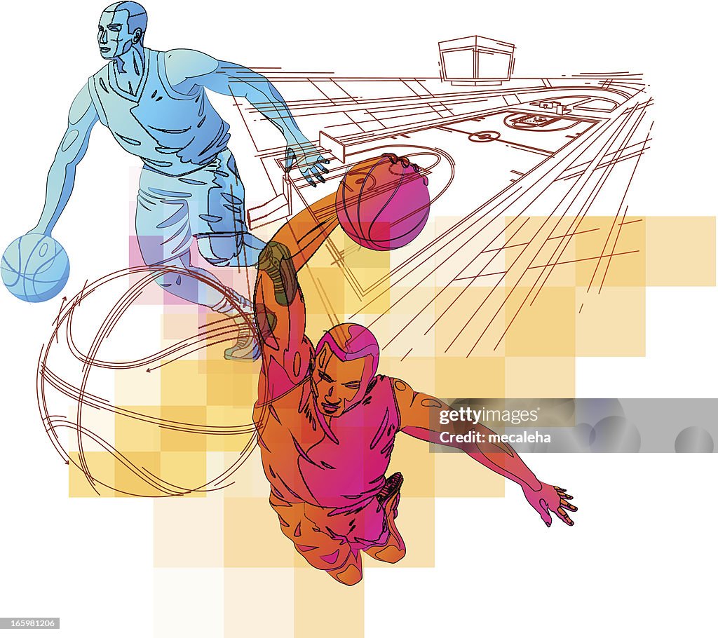 Composición de baloncesto