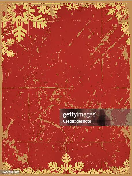 vector christmas grunge background - christmas rustic background stock illustrations