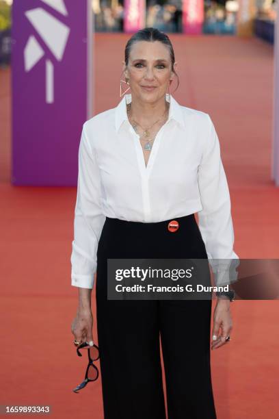 Rebecca Miller attends the "She Came To Me" premiere during the 49th Deauville American Film Festival on September 04, 2023 in Deauville, France.