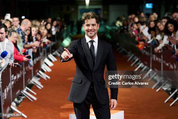 Singer David Bisbal attends the new Movistar documentary "Bisbal" premiere during the day 1 of FesTVal 2023 Television Festival on September 04, 2023...