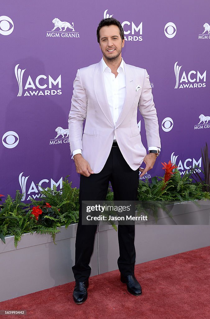 48th Annual Academy Of Country Music Awards - Arrivals