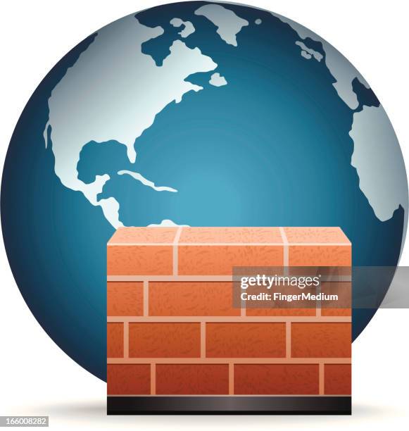 Firewall World Map Ilustraciones, imágenes clip art, dibujos animados e iconos de stock de ...