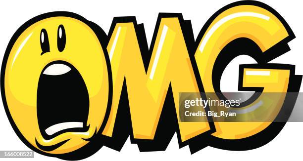 omg face - omg face stock illustrations