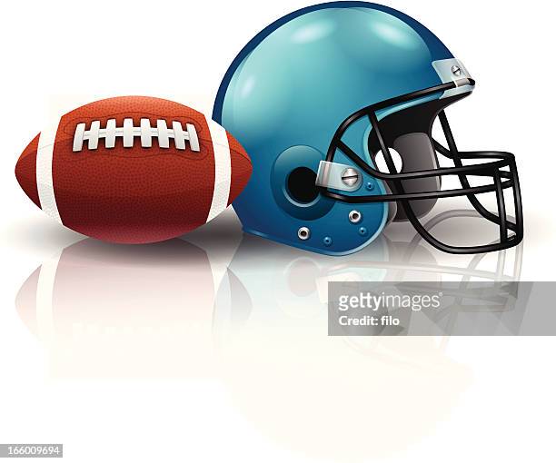 american football - american football ball stock illustrations