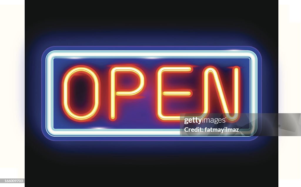 Neon Open Sign