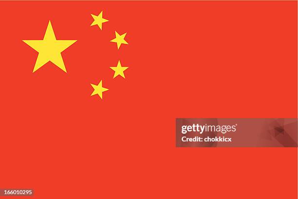 ilustrações, clipart, desenhos animados e ícones de bandeira da china em - bandeira chinesa