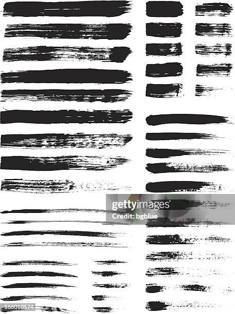 grunge brush strokes - sauce splatter stock illustrations