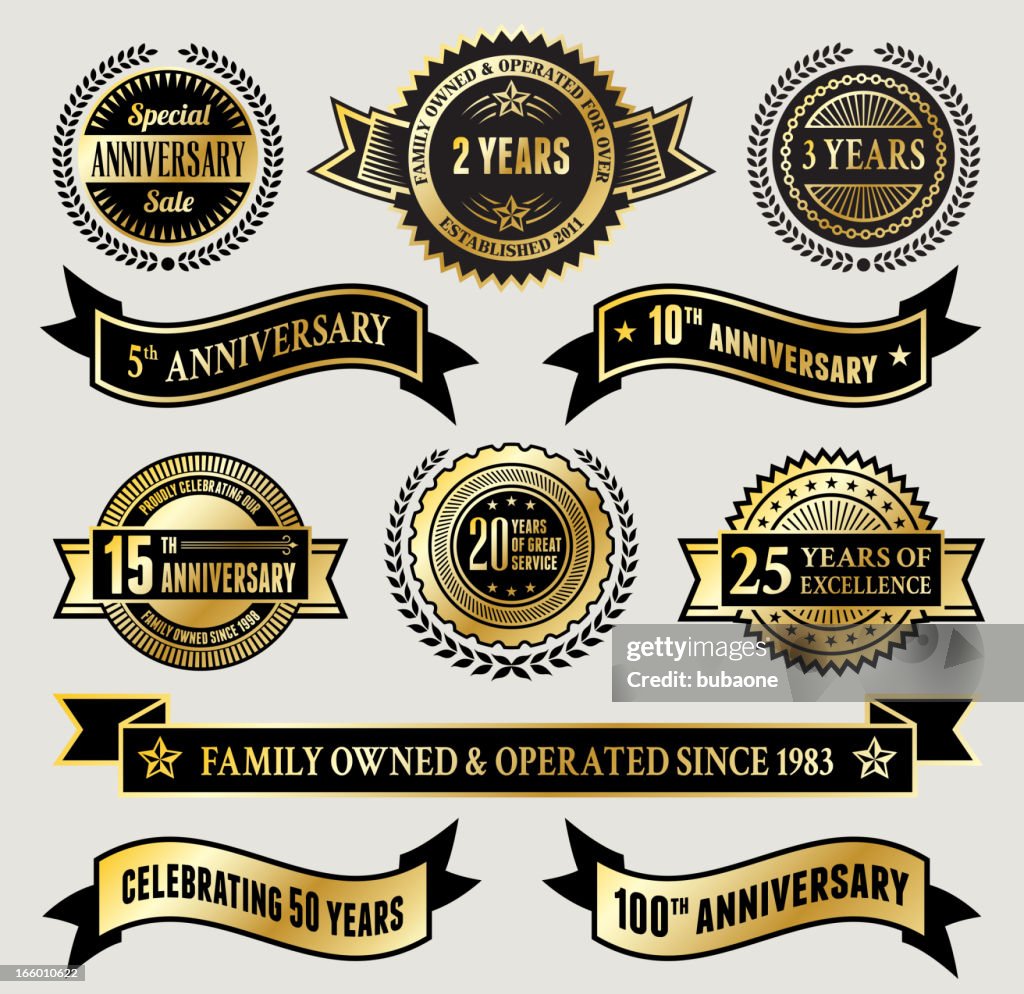 Golden Anniversary Badge Collection