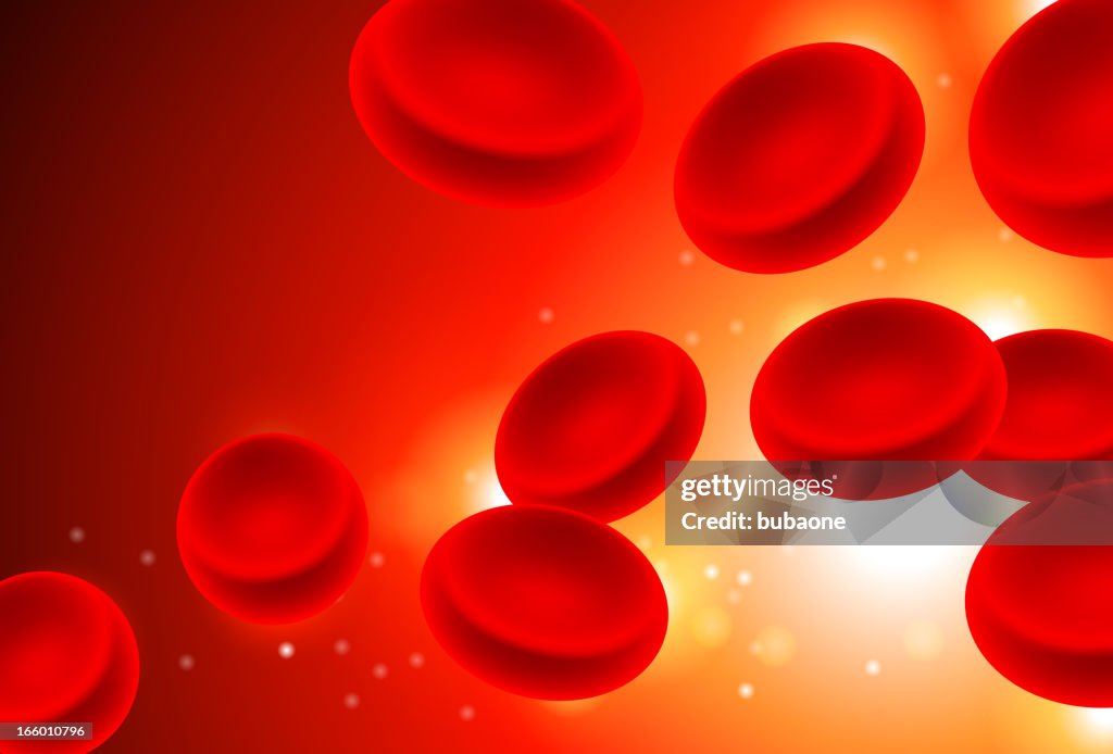Sickle cell Red cells in Blood Stream