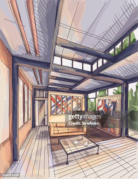 design - table perspective stock illustrations