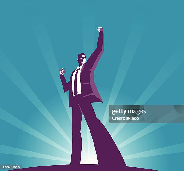 stockillustraties, clipart, cartoons en iconen met success - model beroep