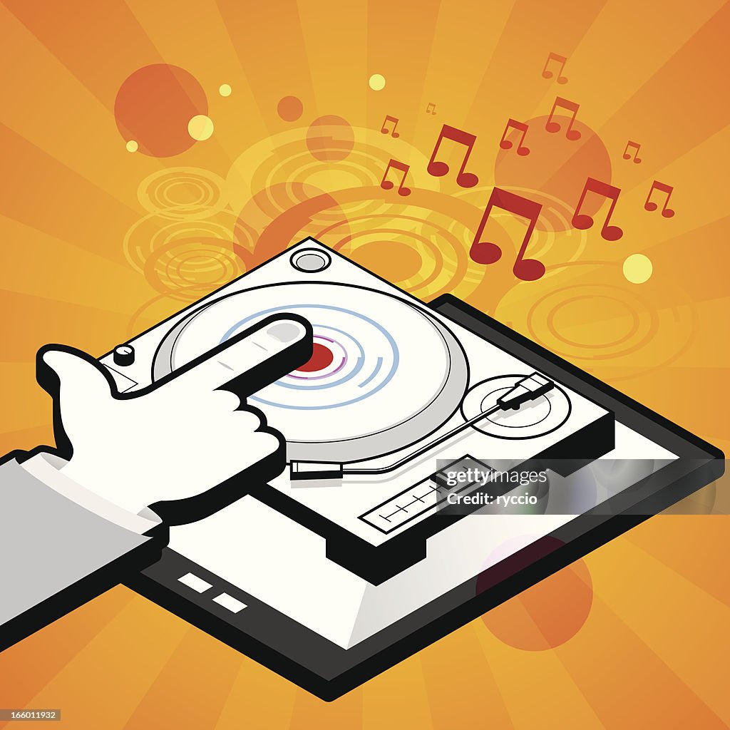 Touch dj tablet