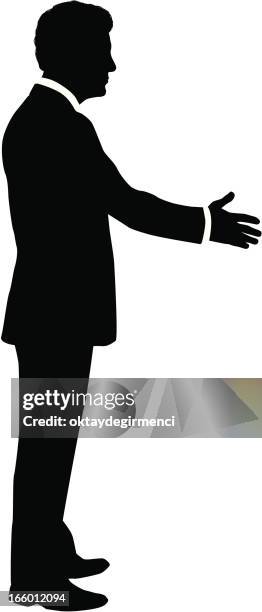 businessman - black suit jacket stock illustrations
