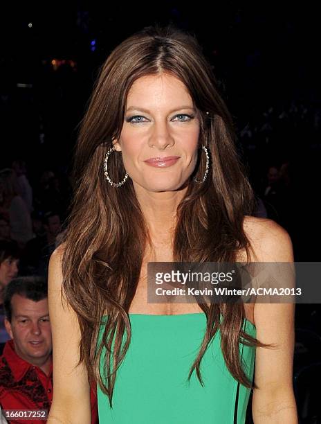 Actress Michelle Stafford attends the 48th Annual Academy of Country Music Awards at the MGM Grand Garden Arena on April 7, 2013 in Las Vegas, Nevada.