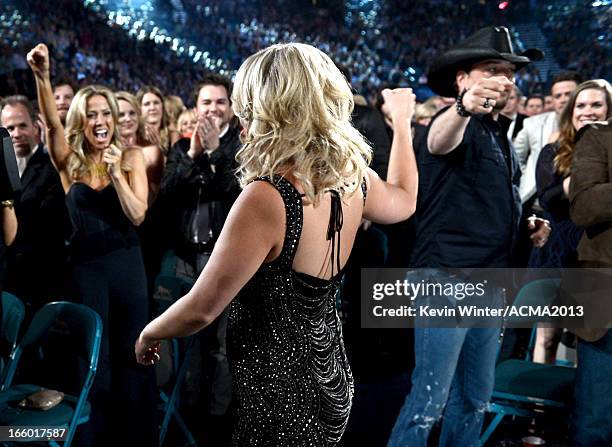 Singer Miranda Lambert attends the 48th Annual Academy of Country Music Awards at the MGM Grand Garden Arena on April 7, 2013 in Las Vegas, Nevada.