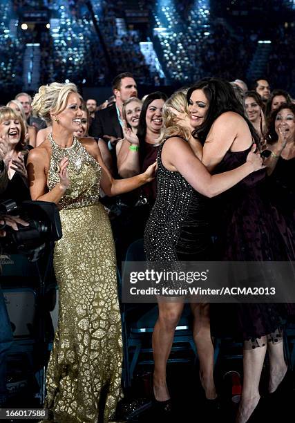 Singer Miranda Lambert attends the 48th Annual Academy of Country Music Awards at the MGM Grand Garden Arena on April 7, 2013 in Las Vegas, Nevada.