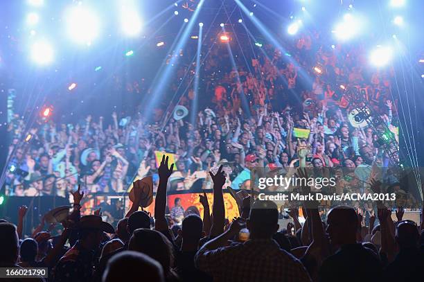 General view of atmosphere during the 48th Annual Academy Of Country Music Awards - ACM Fan Jam After Party at Orleans Arena on April 7, 2013 in Las...