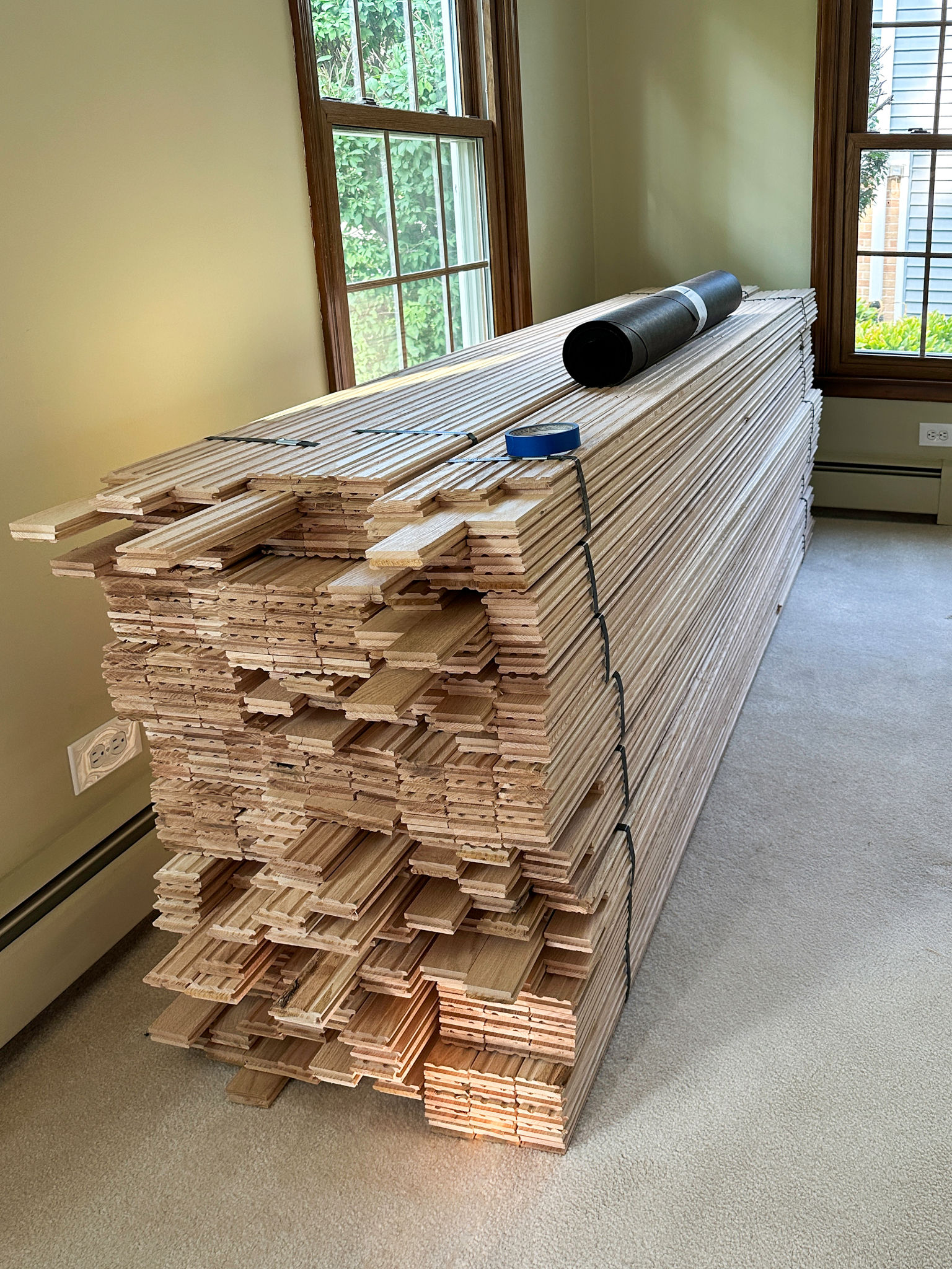 hardwood acclimation