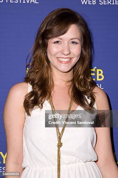 Hannah Duncan attends the 2nd annual HollyWeb Festival at Avalon on April 7, 2013 in Hollywood, California.