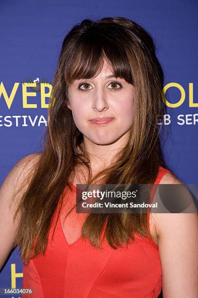 Alisha Peats attends the 2nd annual HollyWeb Festival at Avalon on April 7, 2013 in Hollywood, California.