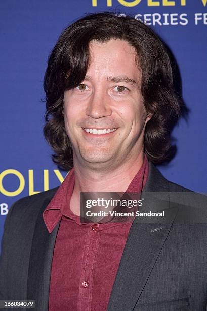 Justin Marchert attends the 2nd annual HollyWeb Festival at Avalon on April 7, 2013 in Hollywood, California.