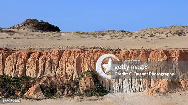 canoa quebrada - canoa quebrada stock pictures, royalty-free photos & images