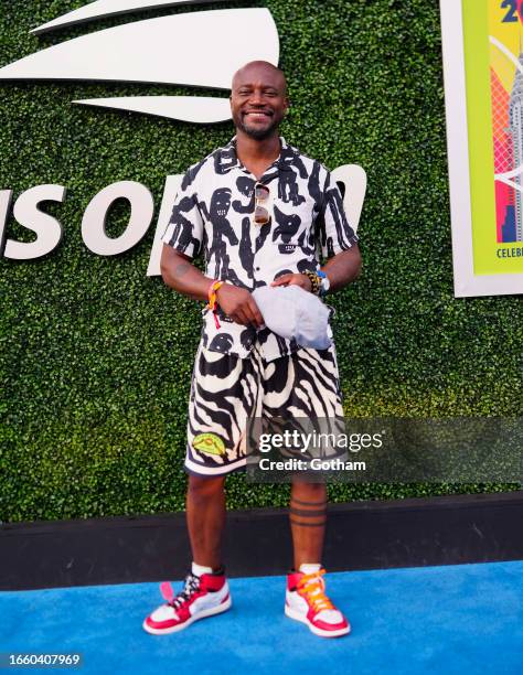 Taye Diggs is seen at the 2023 US Open Tennis Championships on September 04, 2023 in New York City.