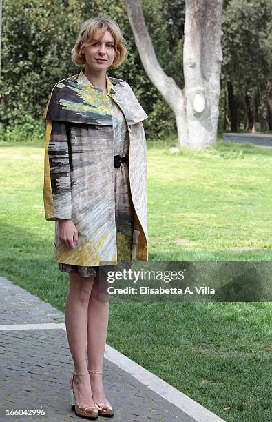 Actress Elena Radonicich attends "Tutto Parla di Te" photocall at Casa del Cinema on April 8, 2013 in Rome, Italy.