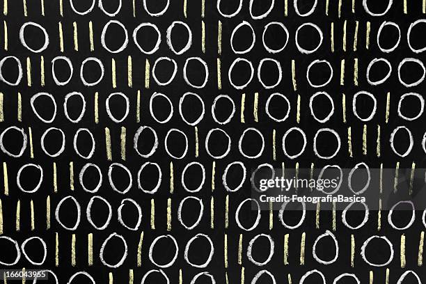 binary code over blackboard - number-one-black-background stock illustrations