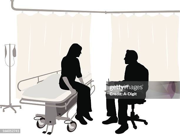 emergency hospital - hospital ward stock illustrations