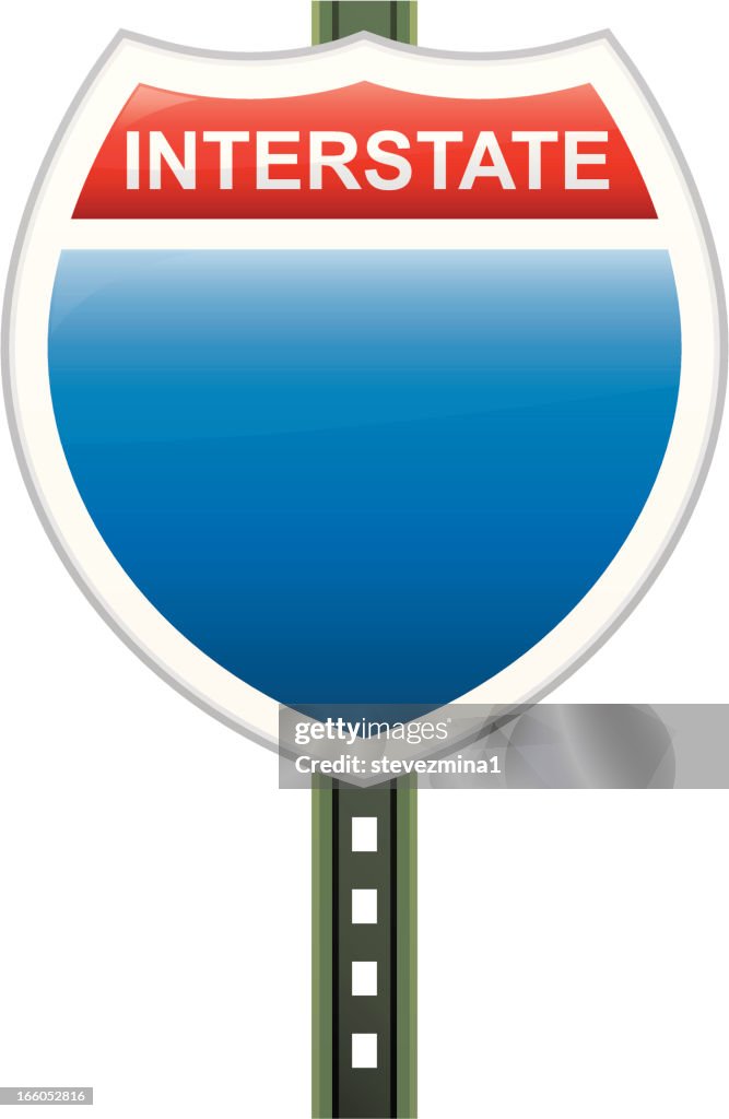Interstate Sign High-Res Vector Graphic - Getty Images