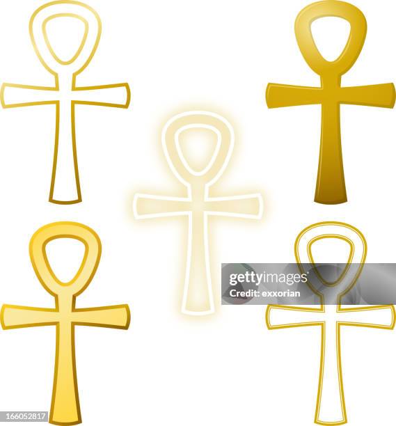 egyptian life - ankh stock illustrations