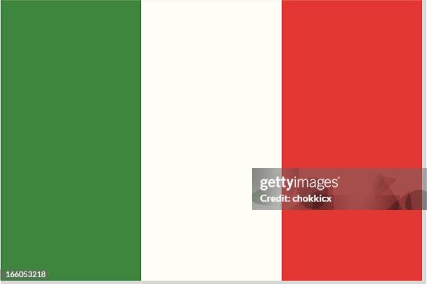 italien-flagge - flagge stock-grafiken, -clipart, -cartoons und -symbole