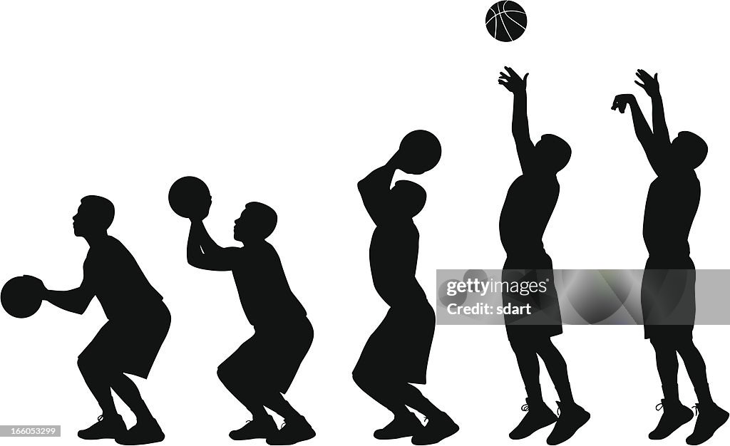 男子バスケットボールのシーケンス