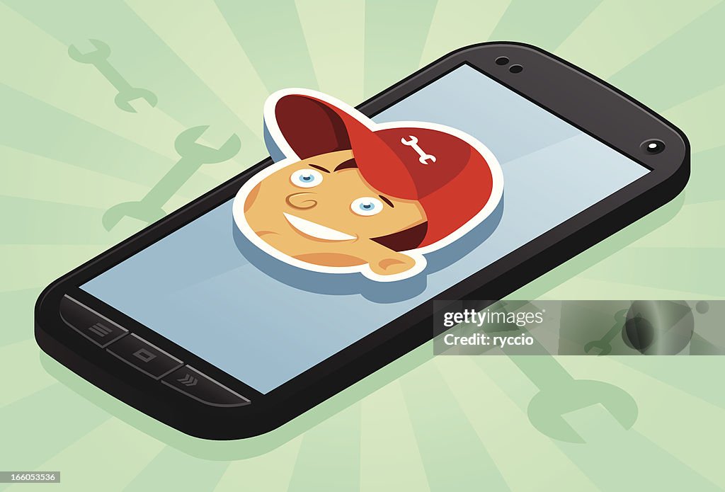 Repair My Phone High-Res Vector Graphic - Getty Images