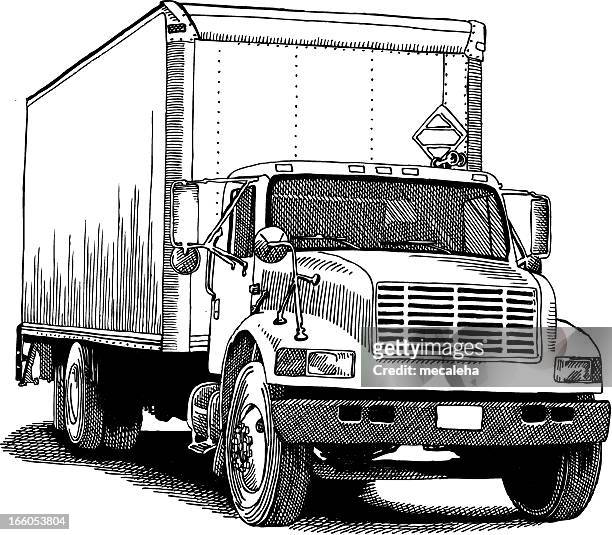 38 Ilustraciones de Moving Truck Drawing - Getty Images