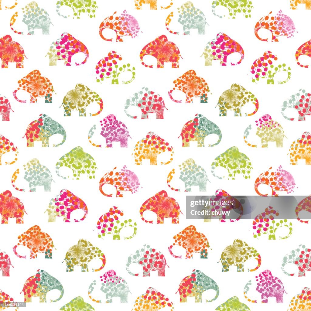 Elephant Move Pattern Elephant Pattern High-Res Vector Graphic - Getty Images