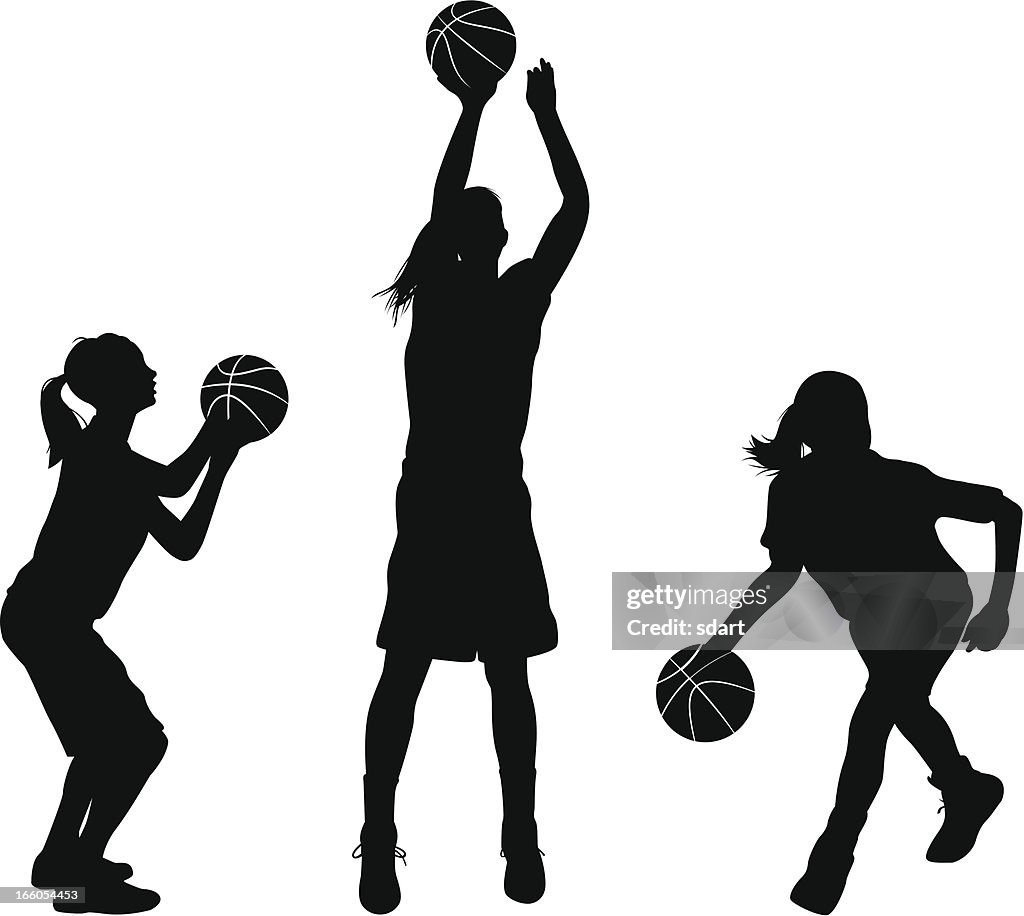 Giocatori di basket femminile