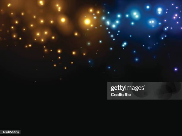 abstract glow background - spark imagination stock illustrations