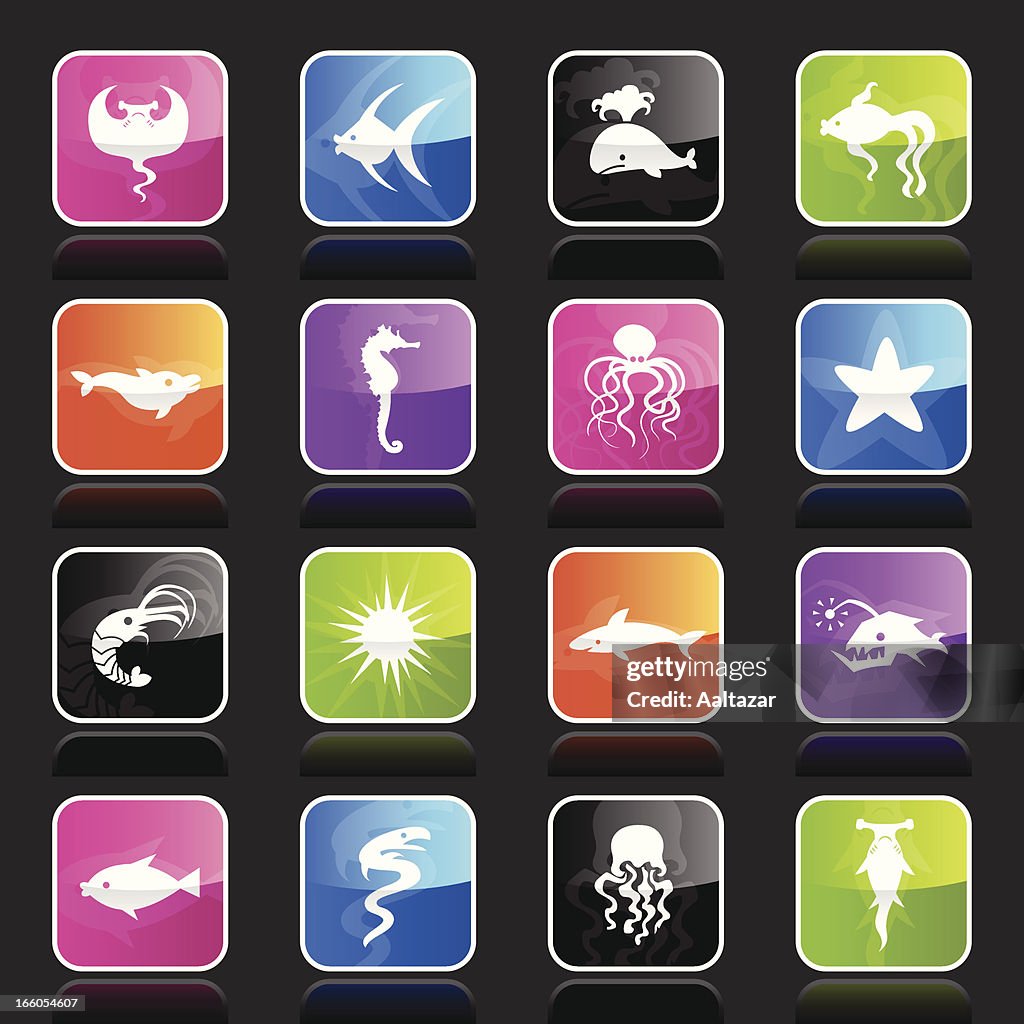 Ubergloss Icons - Fishes
