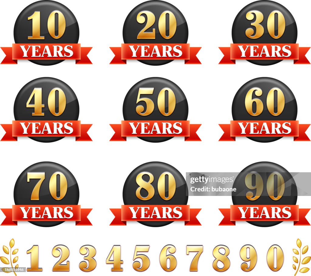 Anniversary Badge Set