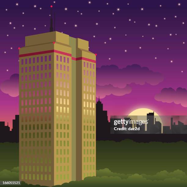 Cartoon High Rise 131 Reflection On Window Cartoon Stock Photos, High-Res Pictures, and ...